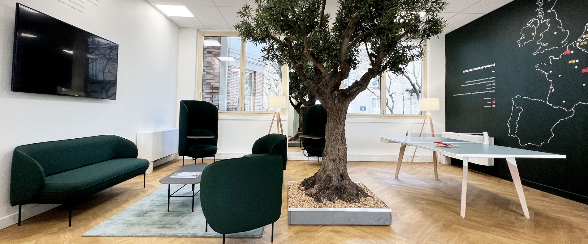 Showroom virtuel de mobilier de bureau à Paris