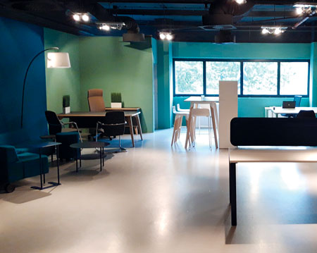 Showroom mobilier en Hollande