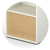 Drawer <br/> For suspension files (optional) pietement