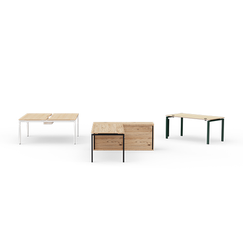 Bureau open space, piétement arche ou boucle​
