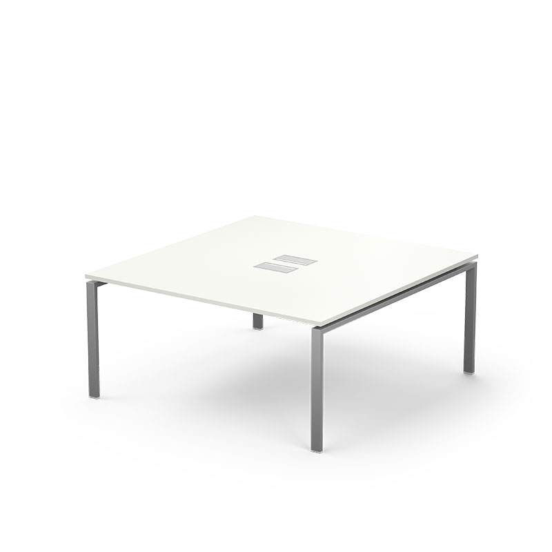 Bureau rectangulaire indépendant profondeur 80 cm gamme Conect