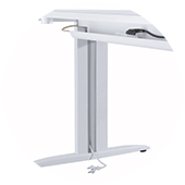 <strong>Deco pane</strong> <br/> Verbergt kabels door de poot roulettes