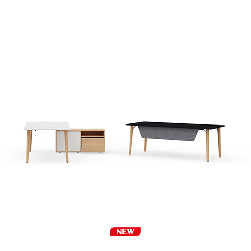 Bureau 4 pieds bois massif​
