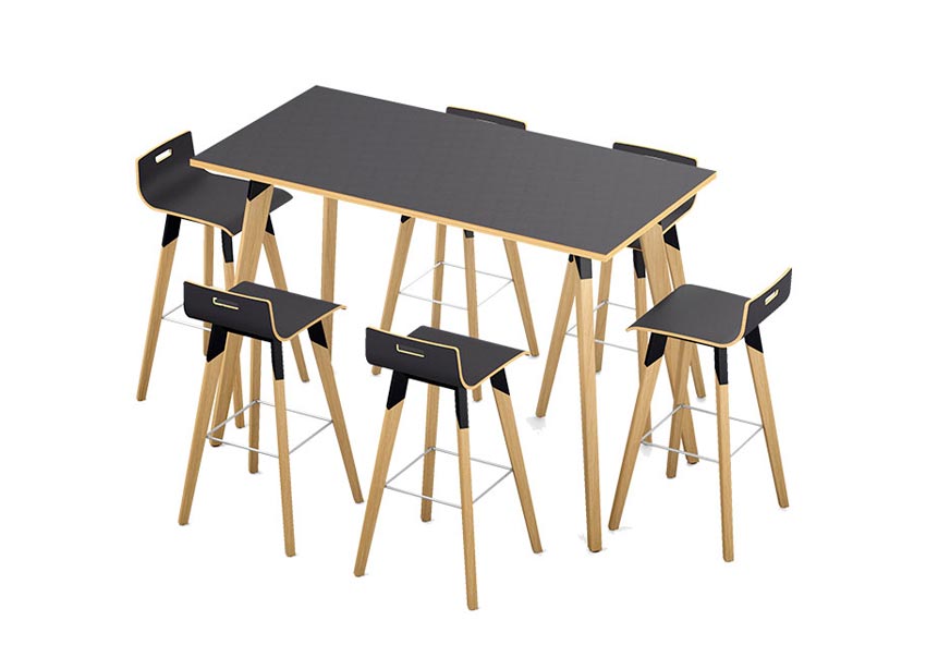 chaise et table restauration