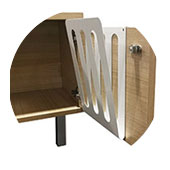 Letter tray <br/> To hang on theback of the storagecompartment door montee de cables