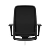 Upholstered backrest (front), <br/> polypropylene (rear panel) siège dossier tissu