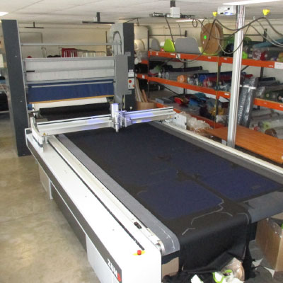 Machine pour découpe tissu EOL
