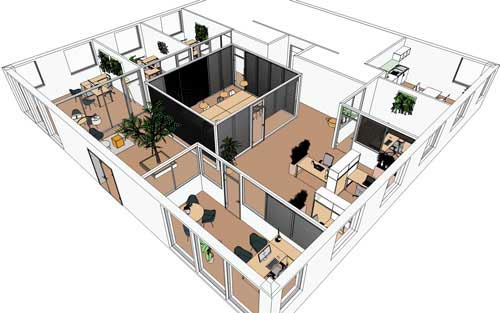 La Conception 2D et 3D : Espace de travail, Projets architecturaux